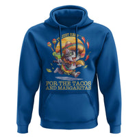 Funny Cinco De Mayo Cat Hoodie Just Here For The Tacos And Margaritas
