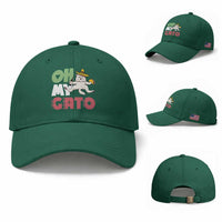 Funny Cinco De Mayo Drunk Cat Baseball Cap Oh My Gato