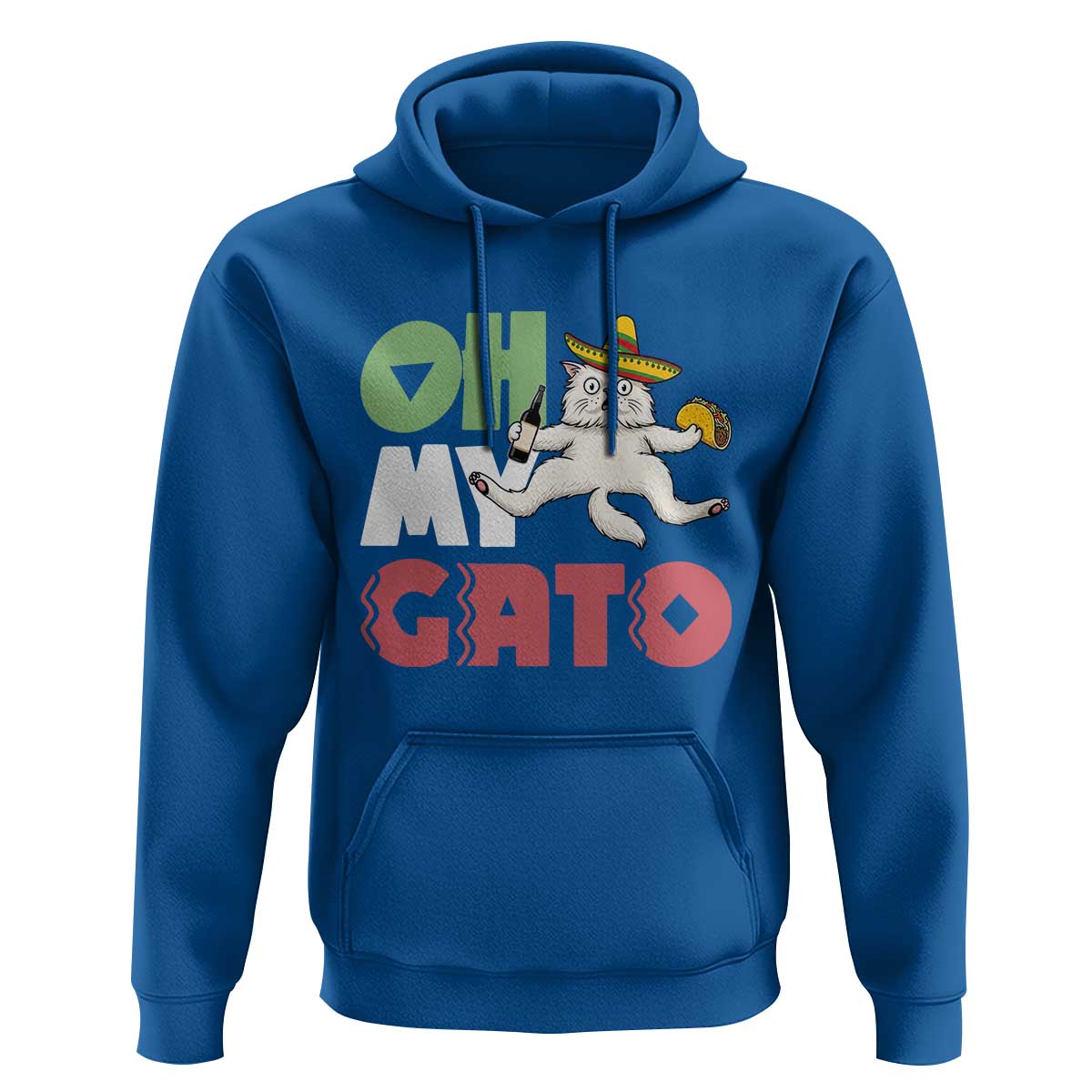 Funny Cinco De Mayo Drunk Cat Hoodie Oh My Gato