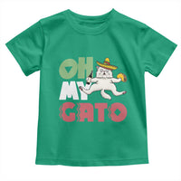 Funny Cinco De Mayo Drunk Cat Toddler T Shirt Oh My Gato