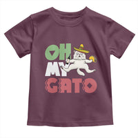 Funny Cinco De Mayo Drunk Cat Toddler T Shirt Oh My Gato