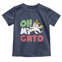 Funny Cinco De Mayo Drunk Cat Toddler T Shirt Oh My Gato