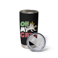 Funny Cinco De Mayo Drunk Cat Tumbler Cup Oh My Gato