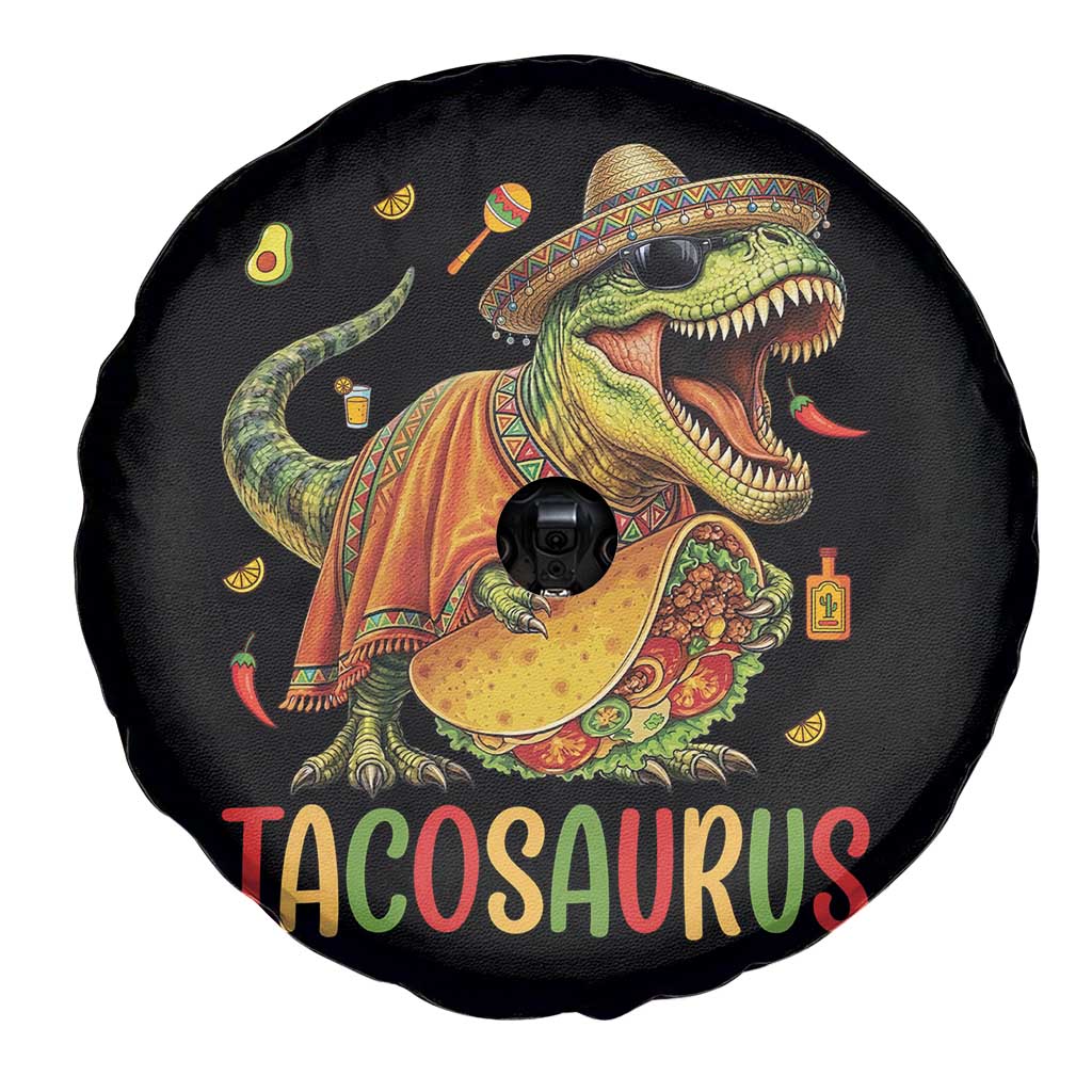 Cinco De Mayo Tacosaurus Spare Tire Cover Funny Dinosaur Taco Lover Gift