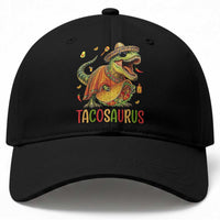 Cinco De Mayo Tacosaurus Baseball Cap Funny Dinosaur Taco Lover Gift