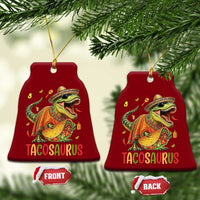 Cinco De Mayo Tacosaurus Ceramic Ornament Funny Dinosaur Taco Lover Gift