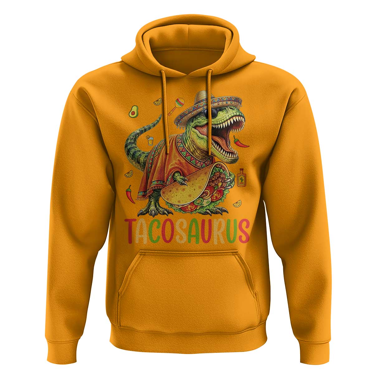 Cinco De Mayo Tacosaurus Hoodie Funny Dinosaur Taco Lover Gift