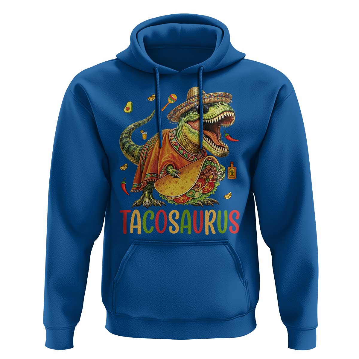 Cinco De Mayo Tacosaurus Hoodie Funny Dinosaur Taco Lover Gift