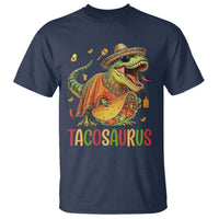 Cinco De Mayo Tacosaurus T Shirt Funny Dinosaur Taco Lover Gift