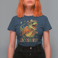 Cinco De Mayo Tacosaurus T Shirt For Women Funny Dinosaur Taco Lover Gift