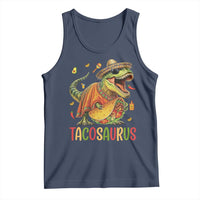 Cinco De Mayo Tacosaurus Tank Top Funny Dinosaur Taco Lover Gift