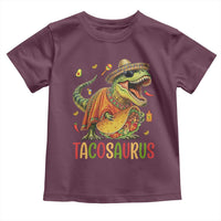 Cinco De Mayo Tacosaurus Toddler T Shirt Funny Dinosaur Taco Lover Gift