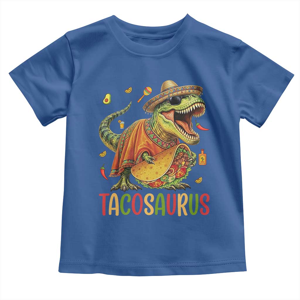 Cinco De Mayo Tacosaurus Toddler T Shirt Funny Dinosaur Taco Lover Gift