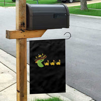 Funny Retro Game Tacosaurus Garden Flag Cinco De Mayo Taco Lover Gift