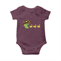 Funny Retro Game Tacosaurus Baby Onesie Cinco De Mayo Taco Lover Gift