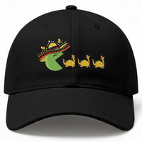 Funny Retro Game Tacosaurus Baseball Cap Cinco De Mayo Taco Lover Gift