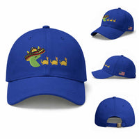 Funny Retro Game Tacosaurus Baseball Cap Cinco De Mayo Taco Lover Gift