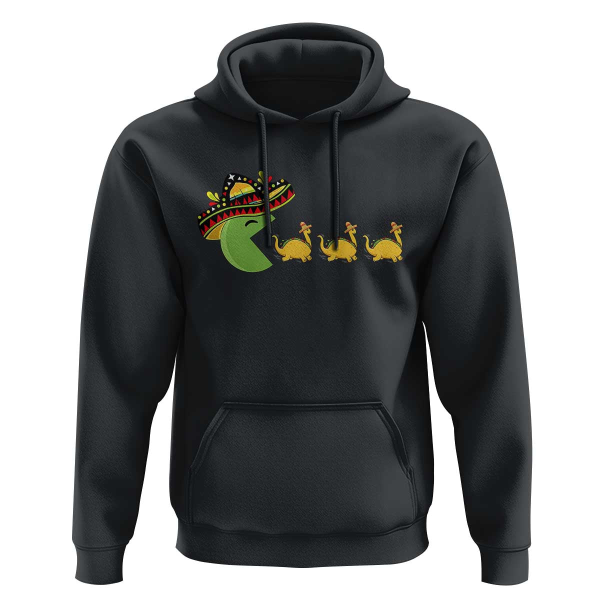 Funny Retro Game Tacosaurus Hoodie Cinco De Mayo Taco Lover Gift