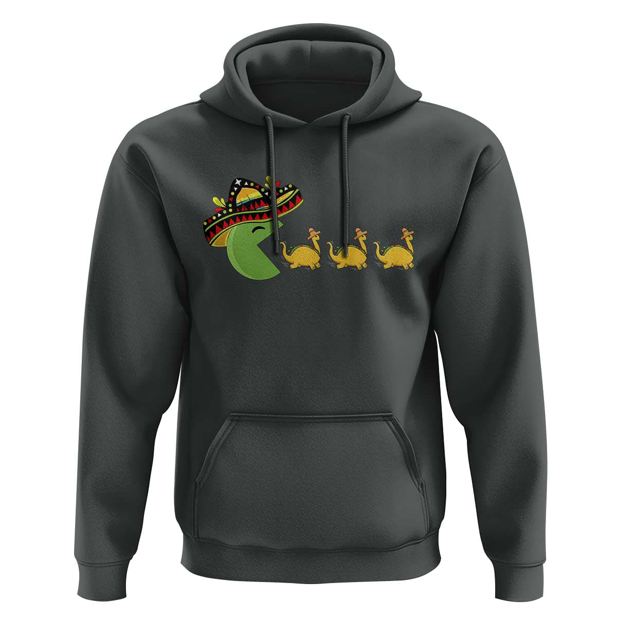 Funny Retro Game Tacosaurus Hoodie Cinco De Mayo Taco Lover Gift