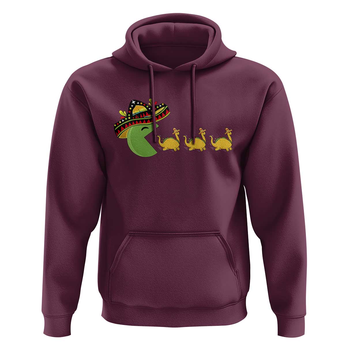 Funny Retro Game Tacosaurus Hoodie Cinco De Mayo Taco Lover Gift