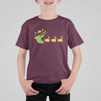 Funny Retro Game Tacosaurus T Shirt For Kid Cinco De Mayo Taco Lover Gift