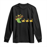 Funny Retro Game Tacosaurus Long Sleeve Shirt Cinco De Mayo Taco Lover Gift