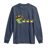 Funny Retro Game Tacosaurus Long Sleeve Shirt Cinco De Mayo Taco Lover Gift