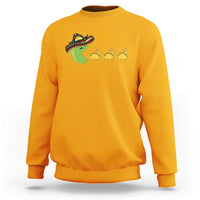 Funny Retro Game Tacosaurus Sweatshirt Cinco De Mayo Taco Lover Gift