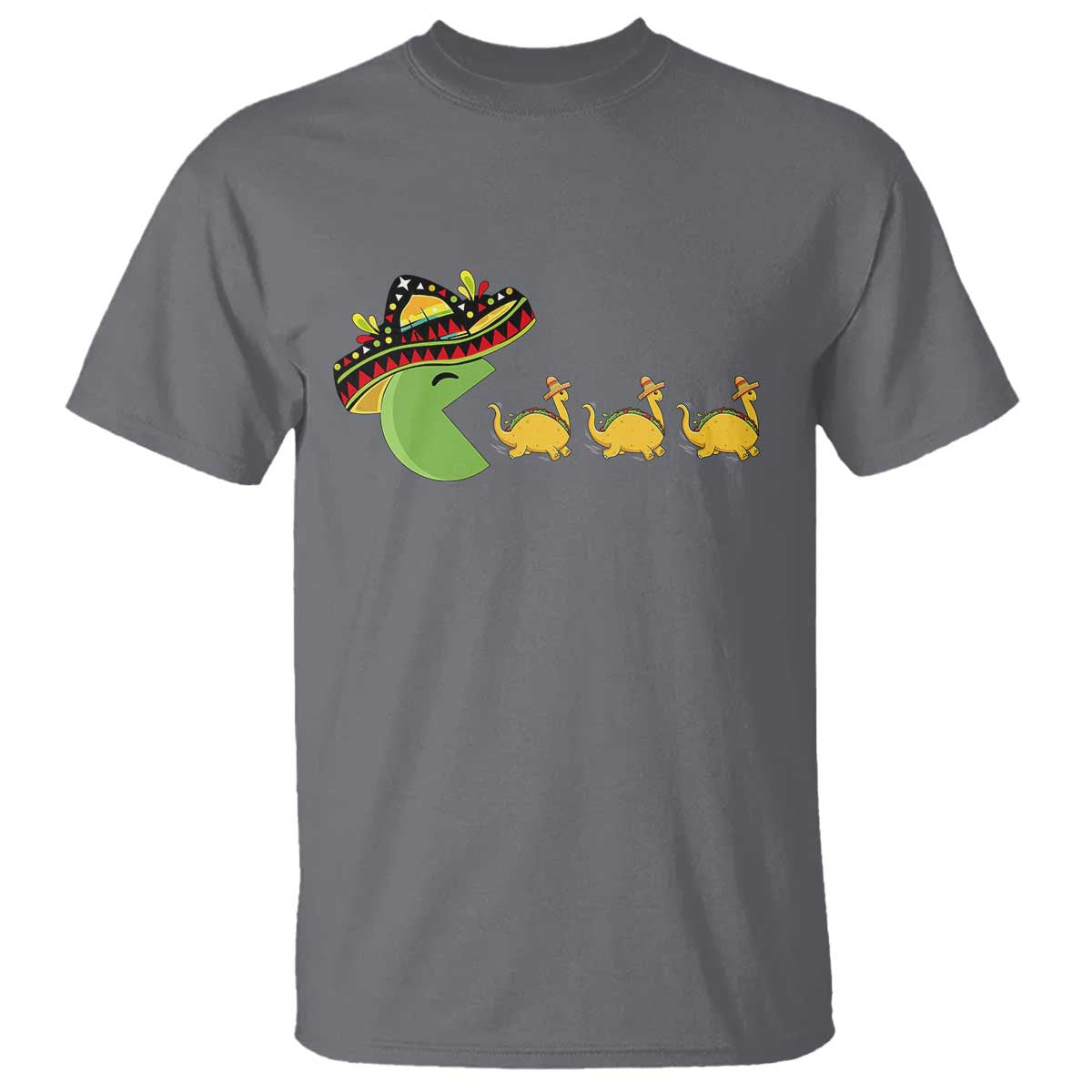 Funny Retro Game Tacosaurus T Shirt Cinco De Mayo Taco Lover Gift
