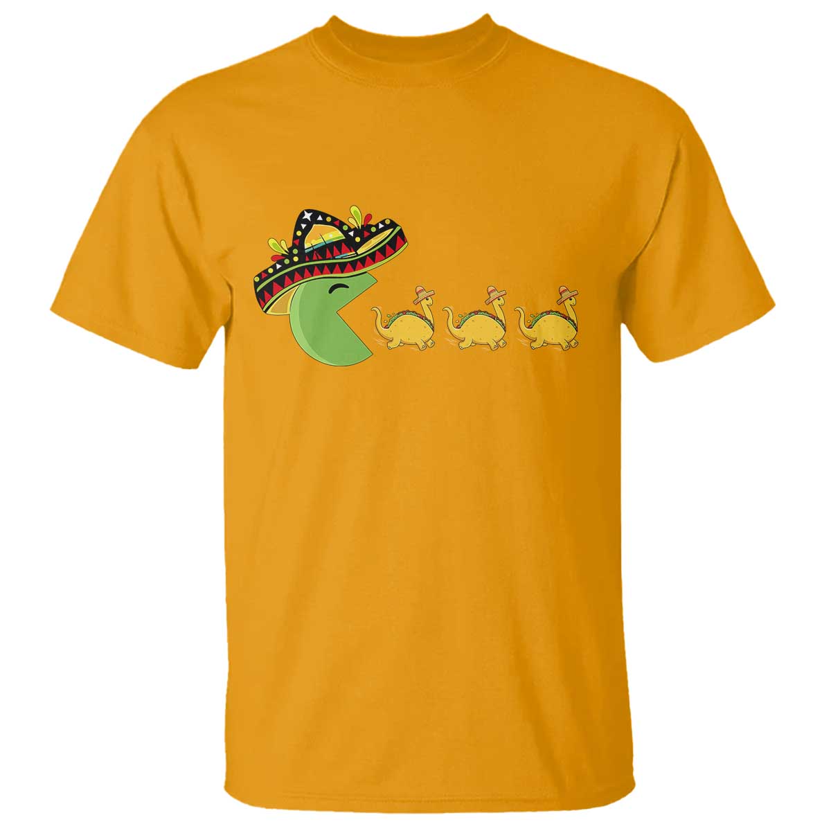 Funny Retro Game Tacosaurus T Shirt Cinco De Mayo Taco Lover Gift