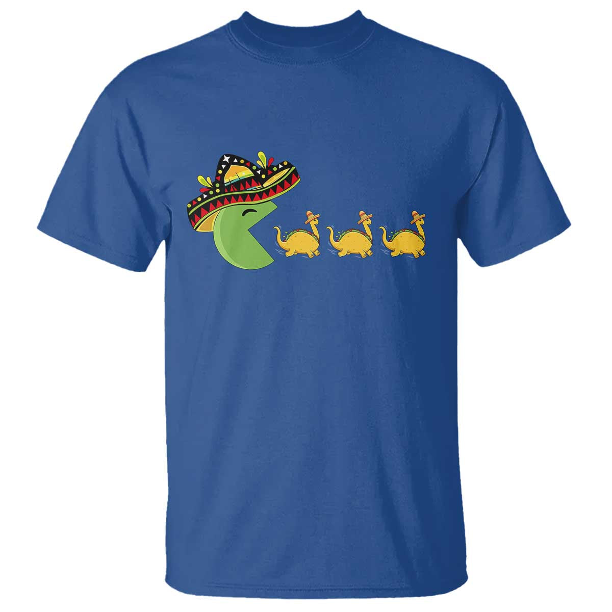 Funny Retro Game Tacosaurus T Shirt Cinco De Mayo Taco Lover Gift