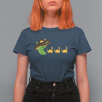 Funny Retro Game Tacosaurus T Shirt For Women Cinco De Mayo Taco Lover Gift