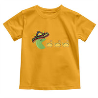 Funny Retro Game Tacosaurus Toddler T Shirt Cinco De Mayo Taco Lover Gift