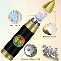 Vintage Dinosaur Taco Lover Bullet Tumbler Cinco De Mayo Gift
