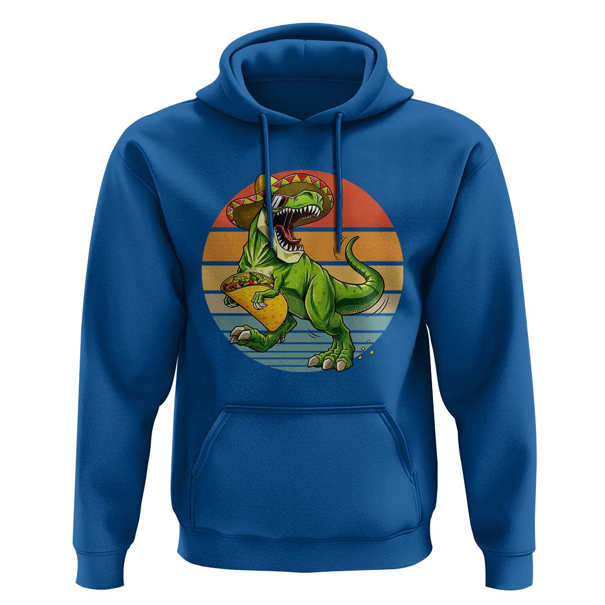 Vintage Dinosaur Taco Lover Hoodie Cinco De Mayo Gift
