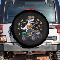 Funny Cinco De Mayo Dinosaur Monster Truck Spare Tire Cover Taco Lover Gift