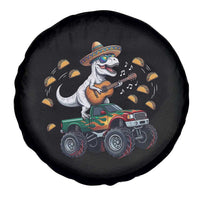 Funny Cinco De Mayo Dinosaur Monster Truck Spare Tire Cover Taco Lover Gift