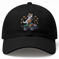 Funny Cinco De Mayo Dinosaur Monster Truck Baseball Cap Taco Lover Gift