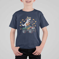Funny Cinco De Mayo Dinosaur Monster Truck T Shirt For Kid Taco Lover Gift