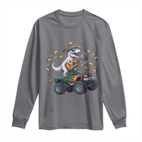 Funny Cinco De Mayo Dinosaur Monster Truck Long Sleeve Shirt Taco Lover Gift
