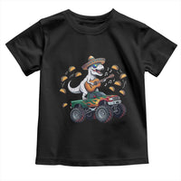 Funny Cinco De Mayo Dinosaur Monster Truck Toddler T Shirt Taco Lover Gift