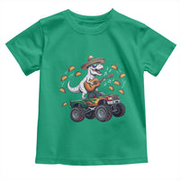 Funny Cinco De Mayo Dinosaur Monster Truck Toddler T Shirt Taco Lover Gift