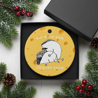 Funny Taco Joke Adult Humor Gift Ceramic Ornament Who Wants Fucking Tacos