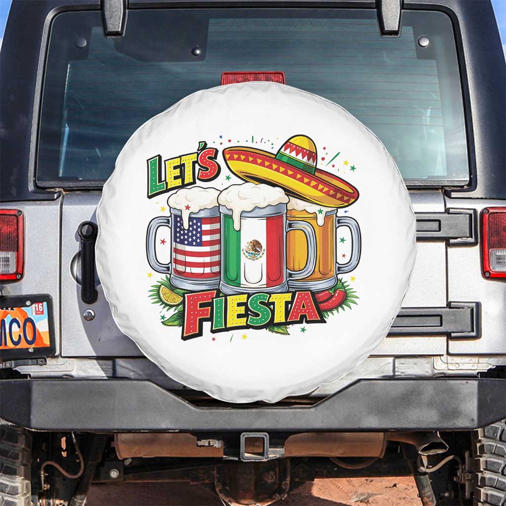 Funny Beer Drinking Cinco De Mayo Party Gift Spare Tire Cover Lets Fiesta