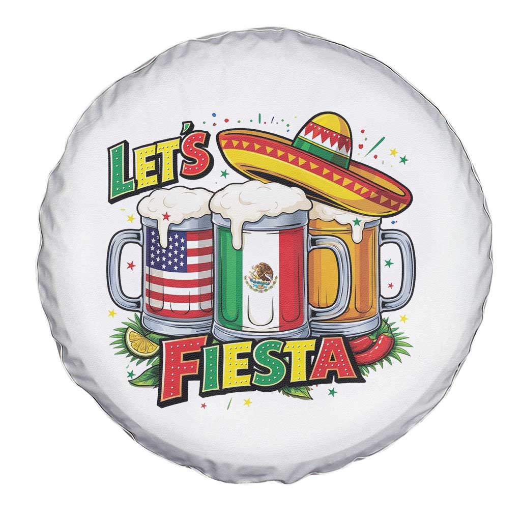 Funny Beer Drinking Cinco De Mayo Party Gift Spare Tire Cover Lets Fiesta