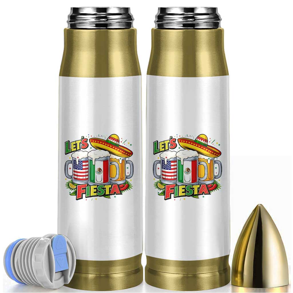 Funny Beer Drinking Cinco De Mayo Party Gift Bullet Tumbler Lets Fiesta