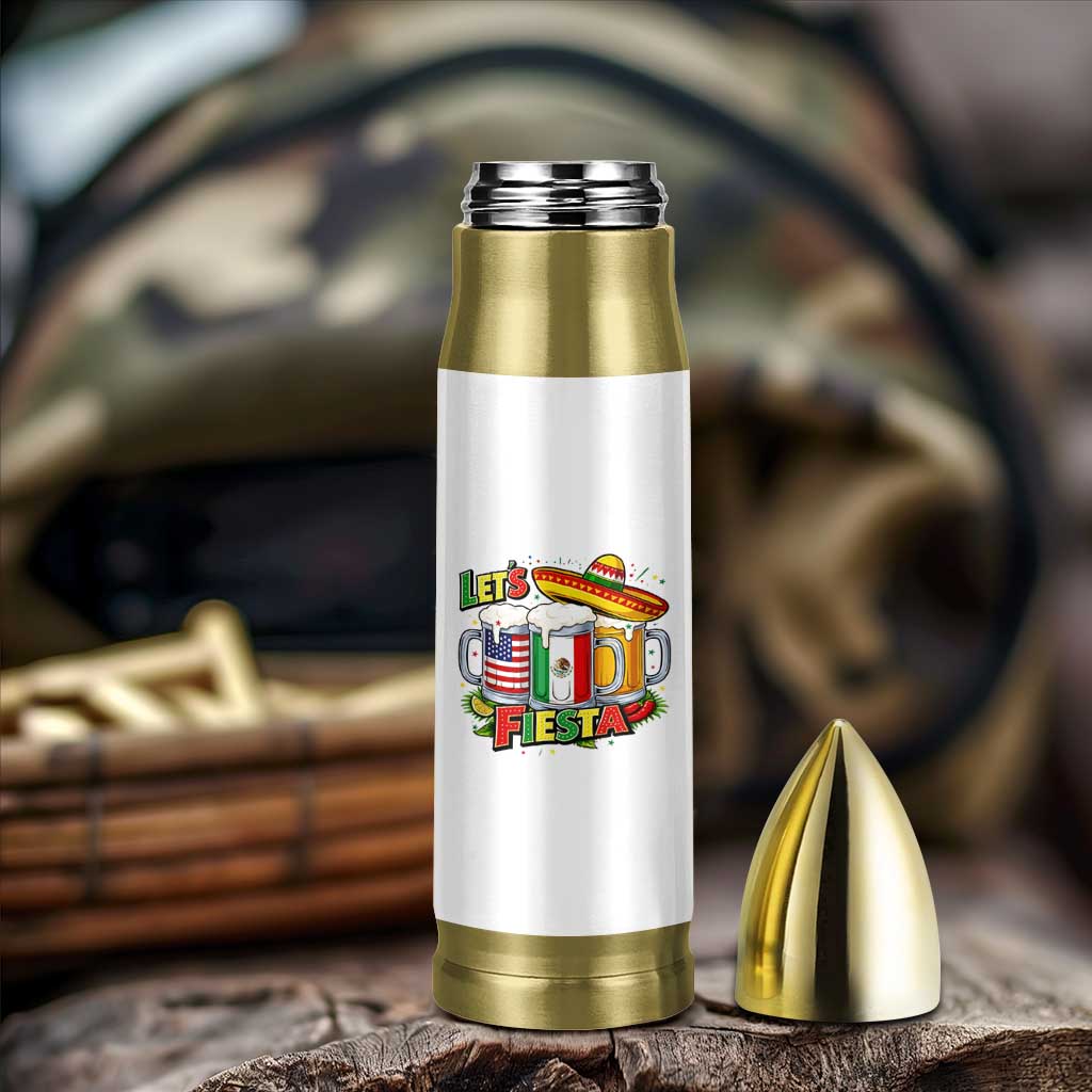 Funny Beer Drinking Cinco De Mayo Party Gift Bullet Tumbler Lets Fiesta
