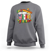 Funny Beer Drinking Cinco De Mayo Party Gift Sweatshirt Lets Fiesta
