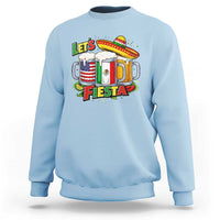 Funny Beer Drinking Cinco De Mayo Party Gift Sweatshirt Lets Fiesta