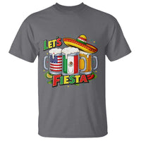 Funny Beer Drinking Cinco De Mayo Party Gift T Shirt Lets Fiesta